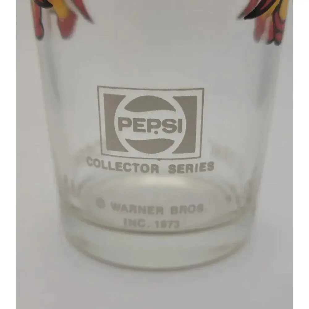 1973 Warner Bros.‎ Inc Looney Tunes Pepsi Glass - Yosemite Sam W4